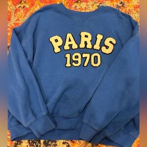 H&M Vibrant Blue Knit Top